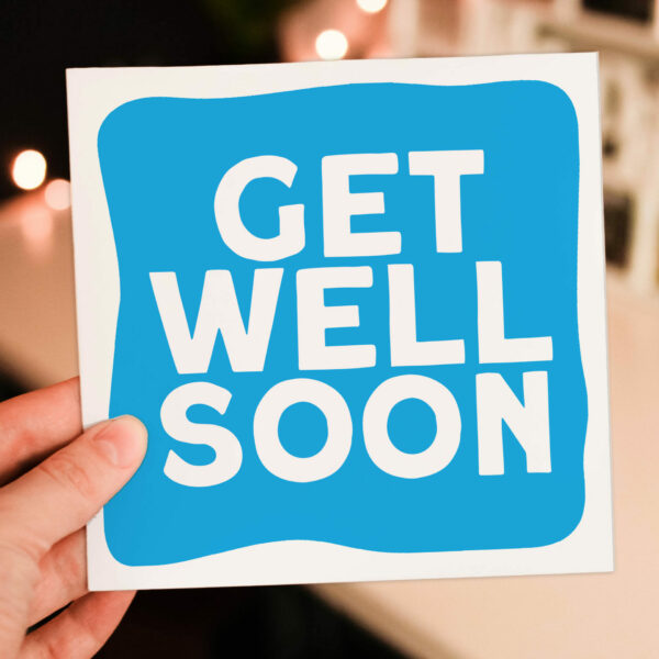 Get well soon, recovery, operation, hospital, thinking of you card (Size A6/A5/A4/Square 6x6")