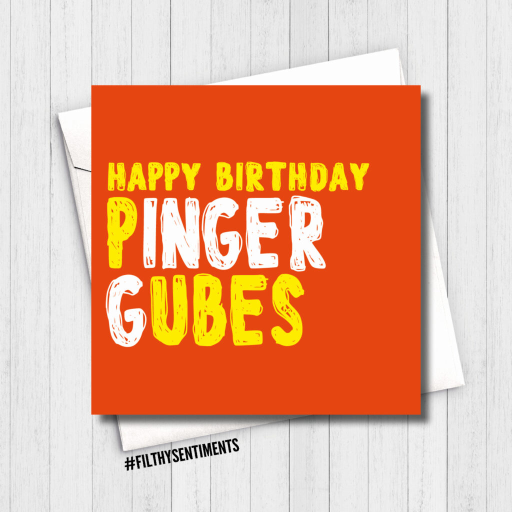 Birthday Card Ginger Pubes Prints With Personality 0548