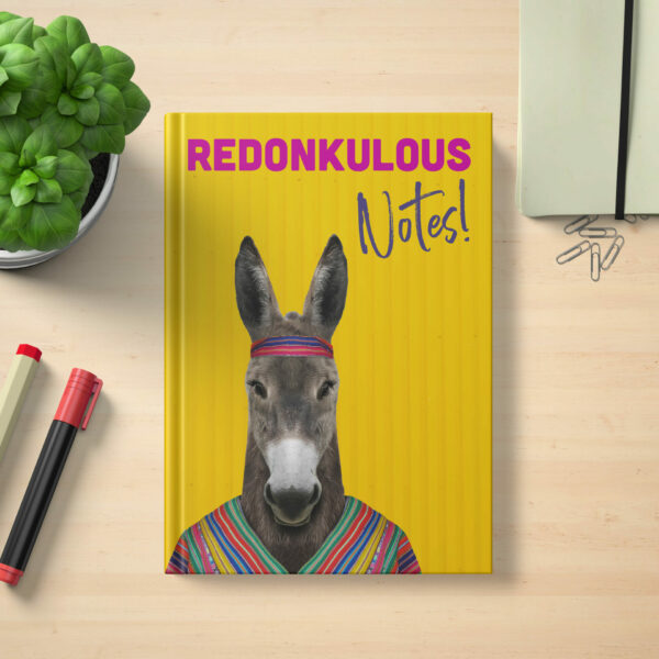 Redonkulous notes donkey hardcover notebook (Animalyser)