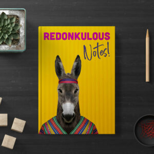 Redonkulous notes donkey hardcover notebook (Animalyser)