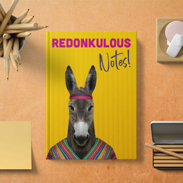 Redonkulous notes donkey hardcover notebook (Animalyser)