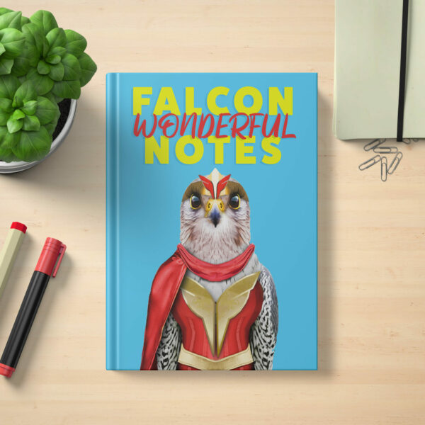 Falcon wonderful notes hardcover notebook (Animalyser)