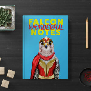 Falcon wonderful notes hardcover notebook (Animalyser)