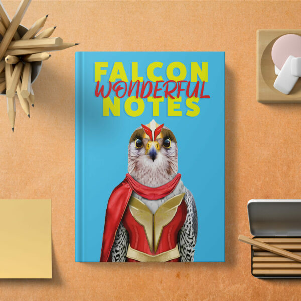 Falcon wonderful notes hardcover notebook (Animalyser)