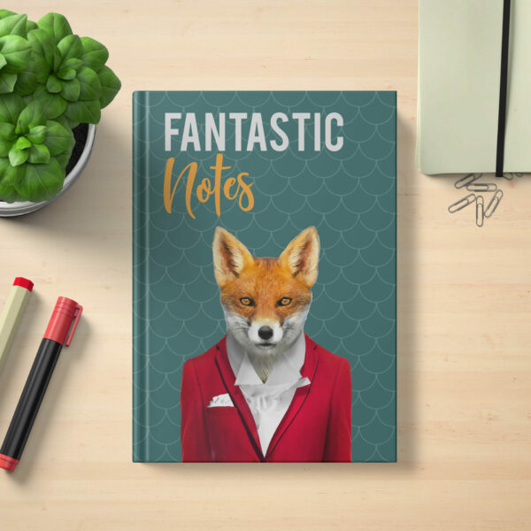 Fantastic notes fox hardcover notebook (Animalyser)