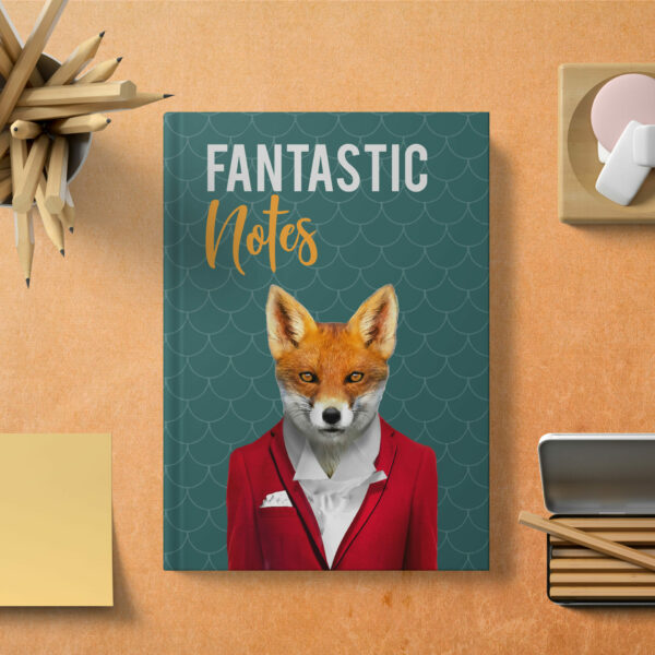 Fantastic notes fox hardcover notebook (Animalyser)