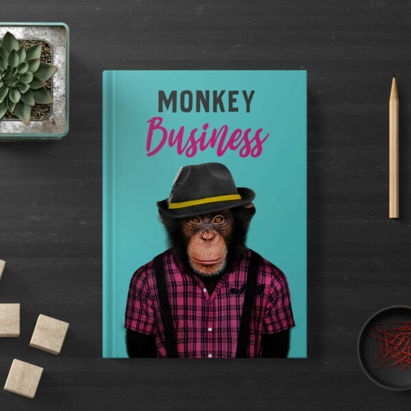 Monkey business hardcover notebook (Animalyser)