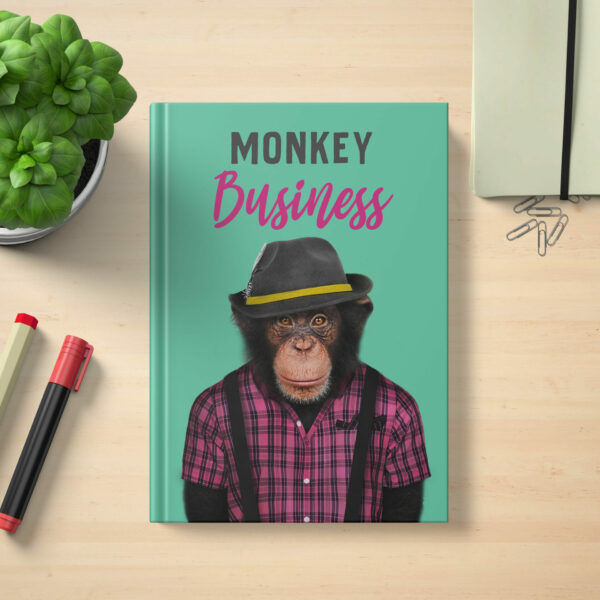 Monkey business hardcover notebook (Animalyser)