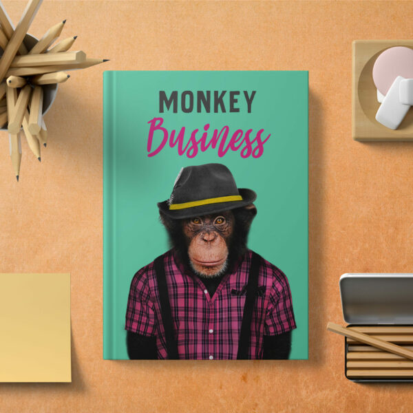 Monkey business hardcover notebook (Animalyser)