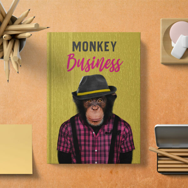 Monkey business hardcover notebook (Animalyser)